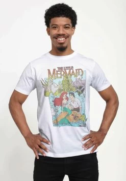 Disney The Little Mermaid Mermaid Cover UnisexT-Shirt Con StampaWhite Uomo T-shirt E Polo H3A2100HQ-A11