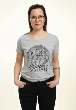 Disney Princesses Princess SquadT-Shirt Con StampaHeather Grey Donna T-shirt E Top H3A21D3J5-C11