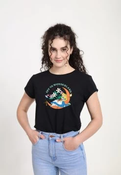 Disney Alice In Wonderland Alice Moon T-Shirt Con StampaBlack Donna T-shirt E Top H3A21DAYS-Q11 -Disney 82702ce095a44f2cbcf26f5e3aee13fa