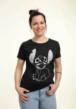 Disney LiloStitch Negative- T-Shirt Con Stampa - Black -Disney 89c9357d98484a25aa0aeb0ec0a47690