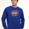 Disney Dnca Lip EmbroideryFelpaRoyal Blue Uomo Maglieria E Felpe H3A22S4GS-K12