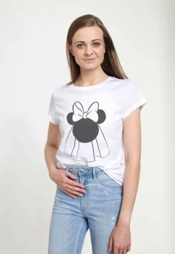 Disney Mickey Classic Mouse Bride - T-Shirt Con Stampa - White -Disney 8e094300b4474d30b3c52dd4d234c5ca