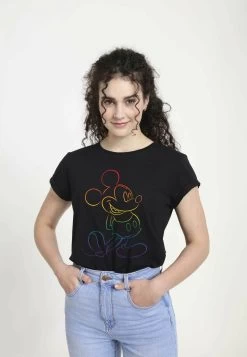 Disney Mickey Mouse Big PrideT-Shirt Con StampaBlack Donna T-shirt E Top H3A21D10R-Q11 -Disney 8f30143e48954d46804d101b937afed4