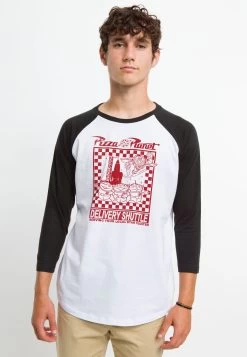Disney Toy Story 1-3 Pizza Planet DeliveryMaglietta A Manica LungaWhite Black Uomo T-shirt E Polo H3A22O5SC-A11