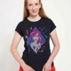 Disney The Little Mermaid 90S ArielT-Shirt Con StampaNavy Blue Donna T-shirt E Top H3A2102GY-K11