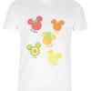 Disney Mickey Classic Assorted FruitT-Shirt Con StampaWhite Donna T-shirt E Top H3A21D54P-A11
