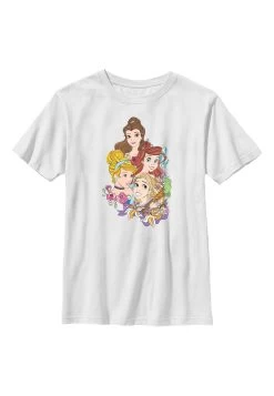 Disney Princesses Portrait VignetteT-Shirt Con StampaWhite Bambini T-shirt & Top H3A26G19F-A11