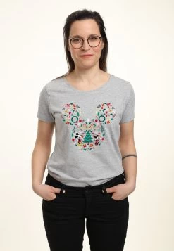 Disney Mickey Classic Icon Ear FillT-Shirt Con StampaHeather Grey Donna T-shirt E Top H3A21D9XQ-C11
