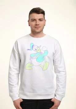 Disney 19 Disney Mickey Classic Neon DonaldFelpaWhite Uomo Maglieria E Felpe H3A22S5L8-A11