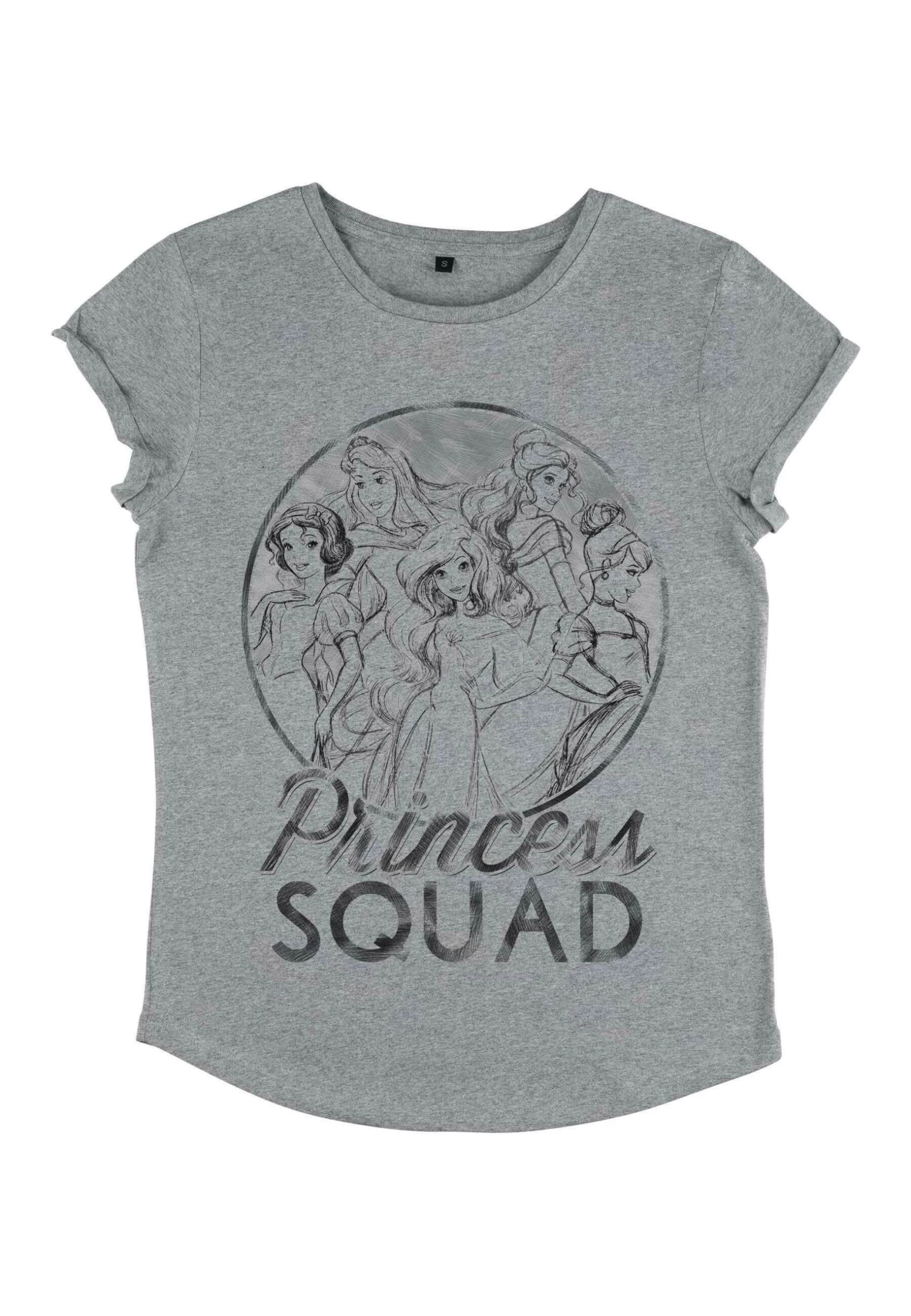 Disney Princesses Princess SquadT-Shirt Con StampaMelange Grey Donna T-shirt E Top H3A21E00H-C11 4 Disney Princesses Princess SquadT-Shirt Con StampaMelange Grey Donna T-shirt E Top H3A21E00H-C11 - immagine 4