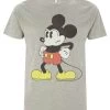 Disney Classic Mickey Mightiest MouseT-Shirt Con StampaMelange Grey Donna T-shirt E Top H3A21D5UW-C11