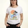 Disney Mickey Mouse Classic Sunshine Seeker - T-Shirt Con Stampa - White
