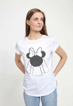 Disney Mickey Classic Mouse Bride - T-Shirt Con Stampa - White -Disney a6dc83e4a03c404a91f74382380234de
