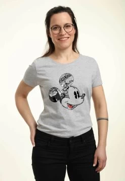 Disney Classic Mickey Comic MouseT-Shirt Con StampaHeather Grey Donna T-shirt E Top H3A21D1ON-C11 -Disney a8ee2048d14a434c857dd94e8ebe12f3