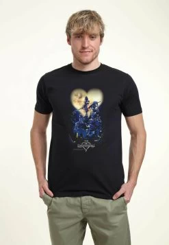Disney 7 Disney Kingdom Hearts Poster LogoT-Shirt Con StampaNavy Blue Uomo T-shirt E Polo H3A22O394-K11