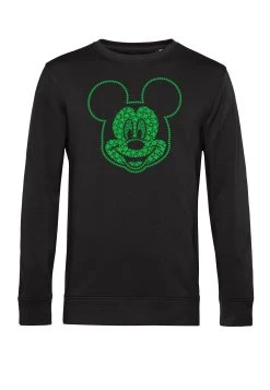 Disney Classic Mickey Micky Shamrocks - Felpa - Black -Disney aad2612602ec4664bc7428d2eecb3d30