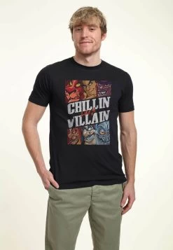 Disney Villains Villains Chills Unisex - T-Shirt Con Stampa - Navy Blue -Disney acae9941fb5a4a16930fe23dbdac0ca5