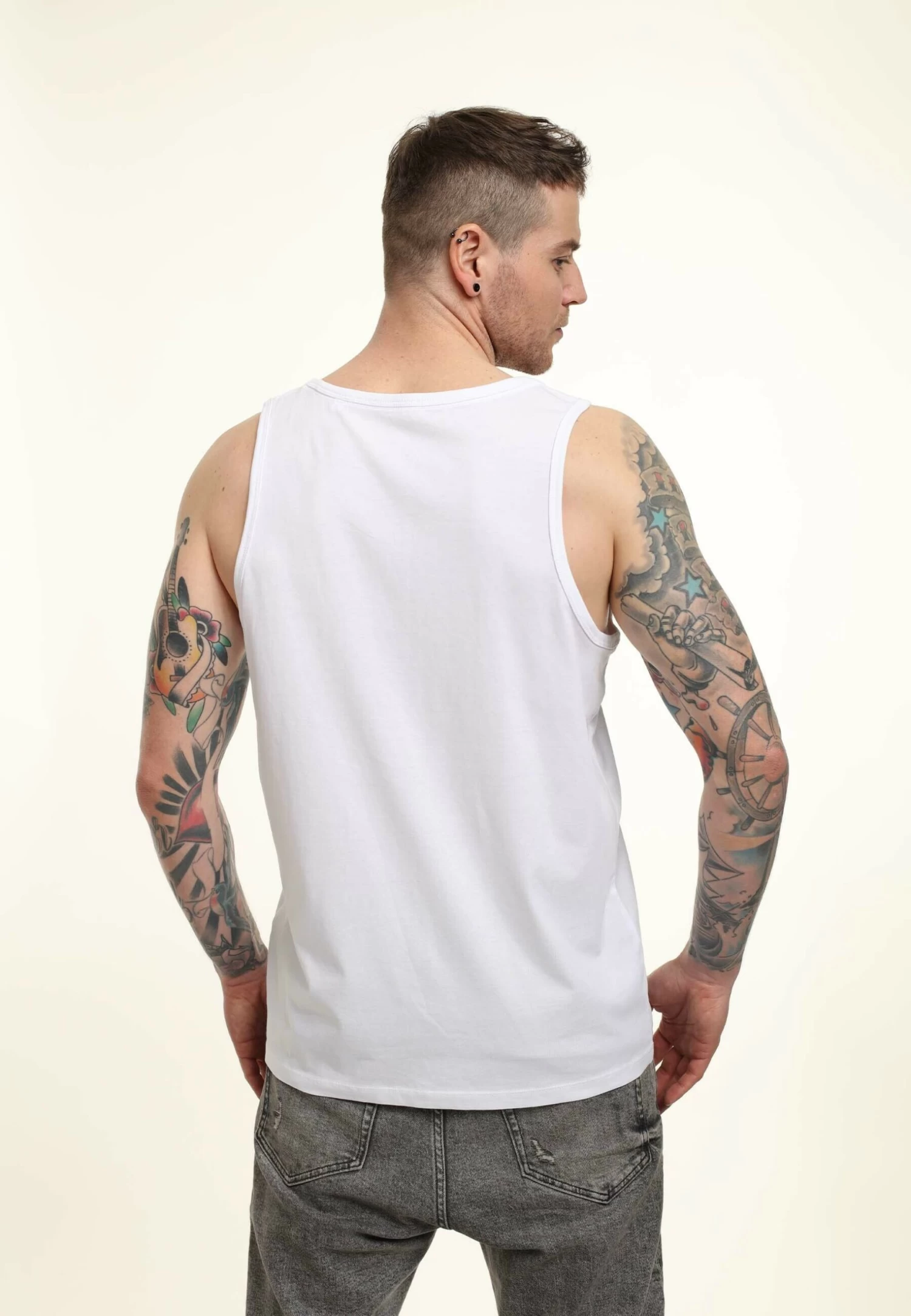 Disney Bambi Thumper Big Face- Top - White 2 Disney Bambi Thumper Big Face- Top - White - immagine 2