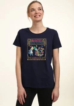 Disney Alice In Wonderland Dis Mad Hatter TeaDsax03JmscT-Shirt Con StampaNavy Blue Donna T-shirt E Top H3A21D6J8-K11