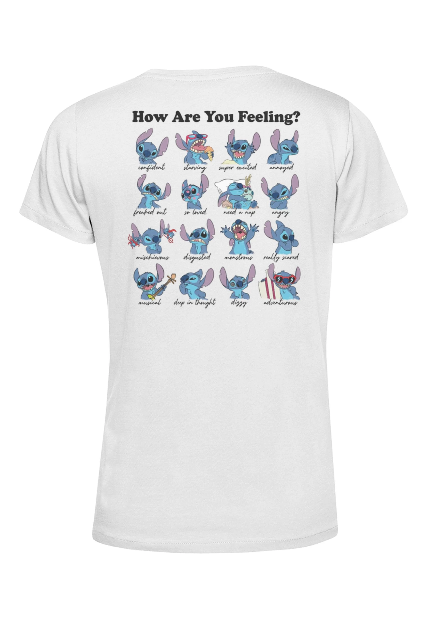 Disney Lilo & Stitch Stitch MoodsT-Shirt Con StampaWhite Donna T-shirt E Top H3A21DBGB-A11 4 Disney Lilo & Stitch Stitch MoodsT-Shirt Con StampaWhite Donna T-shirt E Top H3A21DBGB-A11 - immagine 4