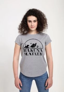 Disney The Lion King SerifT-Shirt Con StampaMelange Grey Donna T-shirt E Top H3A21DAY3-C11
