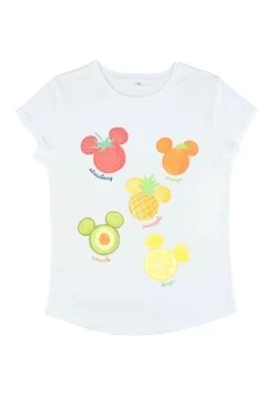Disney Mickey Classic Assorted FruitT-Shirt Con StampaWhite Donna T-shirt E Top H3A21E073-A11 -Disney bafe54a443874aba89878f9aede9fa24