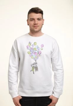 Disney Up Love Is In The AirFelpaWhite Uomo Maglieria E Felpe H3A22S5VH-A11