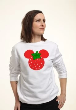 Disney Mickey Friends Strawberry EarsFelpaWhite Donna Felpe H3A21J5M4-A11