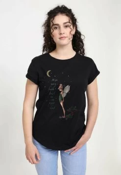 Disney Peter Pan Tink FallT-Shirt Con StampaBlack Donna T-shirt E Top H3A21D0JE-Q11