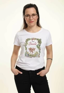Disney Bambi Bambi NouveauT-Shirt Con StampaWhite Donna T-shirt E Top H3A21D3K6-A11