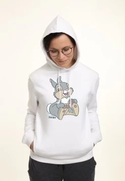 Disney Bambi Big ThumperFelpa Con CappuccioWhite Donna Felpe H3A21J4RK-A11 -Disney c1e67386d3414bd19a30e80a27e5a350