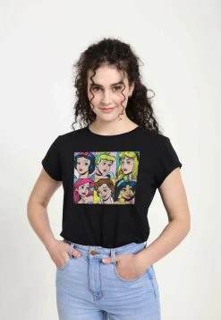 Disney Princesses Pop Princesses - T-Shirt Con Stampa - Black -Disney c22b3d7f8a89474295825f216d72a471
