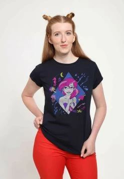 Disney The Little Mermaid 90S ArielT-Shirt Con StampaNavy Blue Donna T-shirt E Top H3A2102GY-K11 -Disney c840717f9d64400a90e18f5c616974d3
