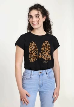 Disney Mickey Classic Animal Print BowT-Shirt Con StampaBlack Donna T-shirt E Top H3A21E05O-Q11 -Disney c86b4bafb6774a6889b2df3ba40ebfd5