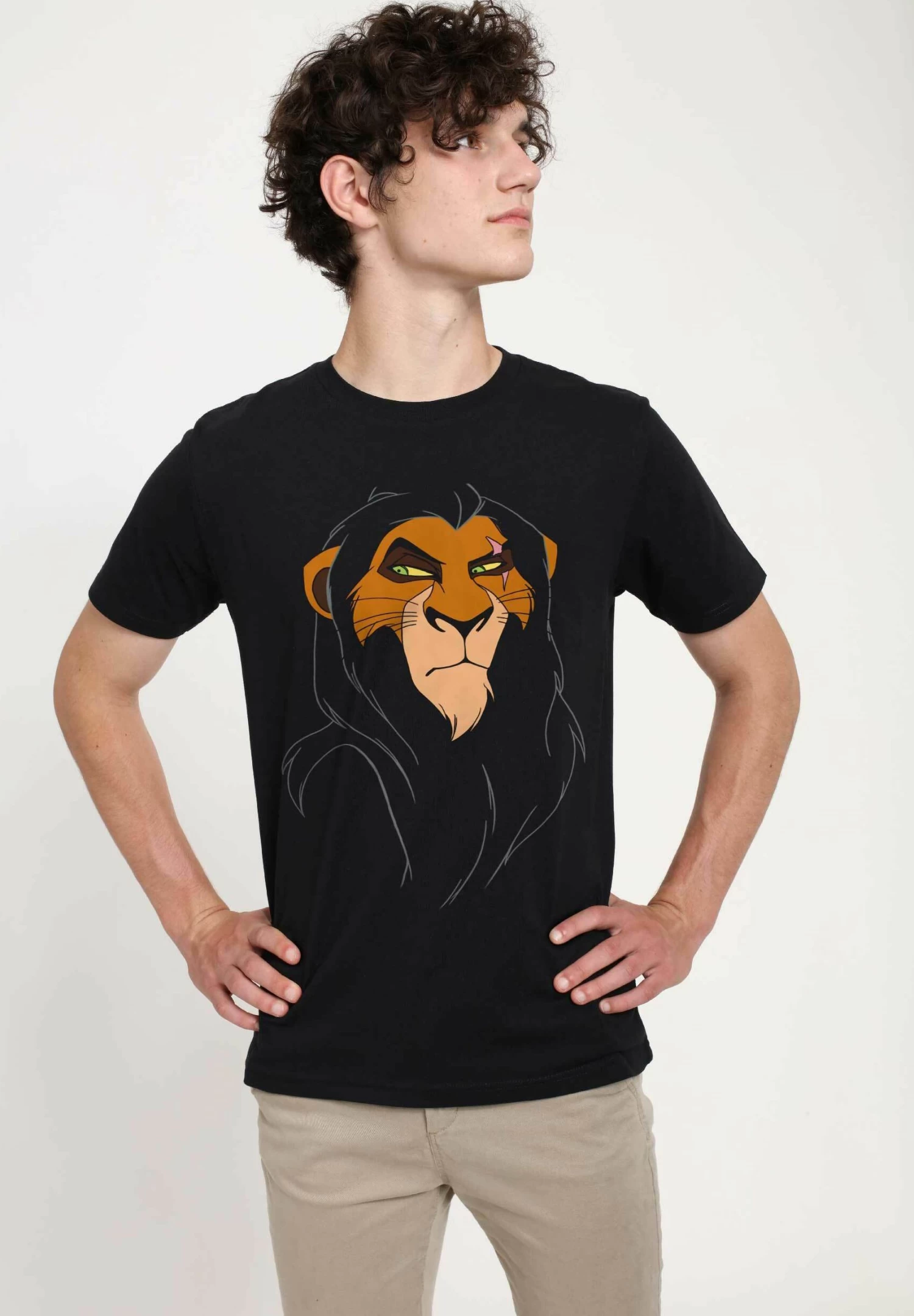 Disney The Lion King Big Face Scar UnisexT-Shirt Con StampaBlack Uomo T-shirt E Polo H3A22O057-Q11 3 Disney The Lion King Big Face Scar UnisexT-Shirt Con StampaBlack Uomo T-shirt E Polo H3A22O057-Q11 - immagine 3