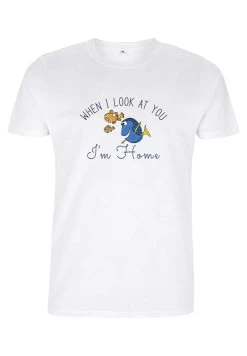 Disney Finding Nemo Im Home - T-Shirt Con Stampa - White