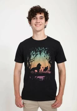 Disney Lion King Eastern Trail UnisexT-Shirt Con StampaBlack Uomo T-shirt E Polo H3A22O02B-Q11