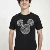 Disney Classic Mickey Mickey Icons Fill UnisexT-Shirt Con StampaBlack Uomo T-shirt E Polo H3A21028A-Q11