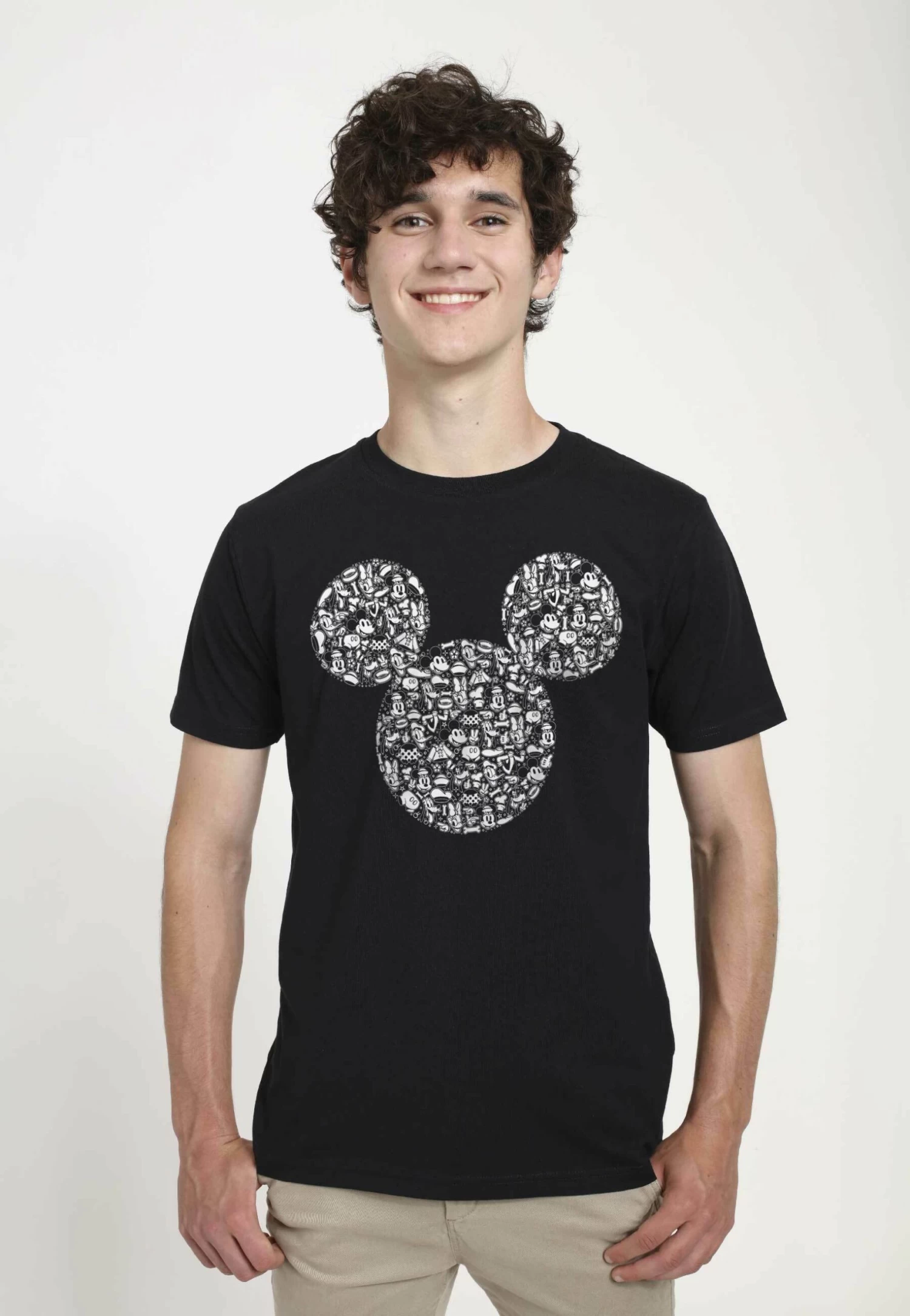 Disney Classic Mickey Mickey Icons Fill UnisexT-Shirt Con StampaBlack Uomo T-shirt E Polo H3A21028A-Q11 1 Disney Classic Mickey Mickey Icons Fill UnisexT-Shirt Con StampaBlack Uomo T-shirt E Polo H3A21028A-Q11