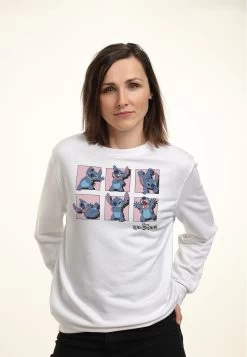 Disney Lilo & Stitch Stitch PosesFelpaWhite Donna Felpe H3A21J6TE-A11 -Disney cfb503e487334f3faad5b756b9770f8f