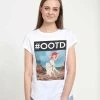 Disney The Little Mermaid Ootd ArielT-Shirt Con StampaWhite Donna T-shirt E Top H3A21D0FE-A11