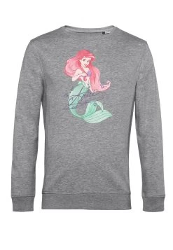 Disney The Little Mermaid Signed ArielFelpaHeather Grey Donna Felpe H3A21J8RD-C11 -Disney d27ea7540b44476d9d826ea41e342c6d