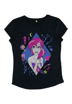 Disney The Little Mermaid 90S ArielT-Shirt Con StampaNavy Blue Donna T-shirt E Top H3A2102GY-K11 -Disney d292222b259849f38079ee3e49b6312c