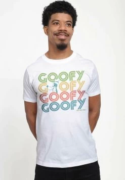 Disney Classic Mickey Retro Stack Goofy UnisexT-Shirt Con StampaWhite Uomo T-shirt E Polo H3A2100ID-A11 -Disney d3665141a681476e91ffdb75de109469