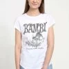 Disney Bambi Bambi NatureT-Shirt Con StampaWhite Donna T-shirt E Top H3A21D0D1-A11