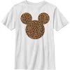 Disney Classic Mickey Cheetah MouseT-Shirt Con StampaWhite Bambini T-shirt & Top H3A26G0JR-A11