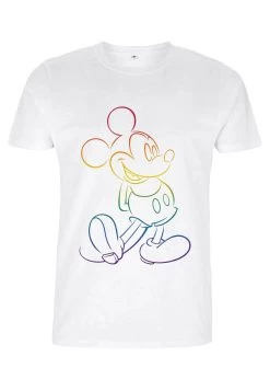 Disney 18 Disney Mickey Mouse Big PrideT-Shirt Con StampaWhite Donna T-shirt E Top H3A21D4LW-A11