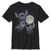 Disney Lilo & Stitch Three Stitch MoonT-Shirt Con StampaBlack Bambini T-shirt & Top H3A26G0RR-Q11