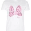 Disney Mickey & Friends Pink LeopardT-Shirt Con StampaWhite Donna T-shirt E Top H3A21D94C-A11