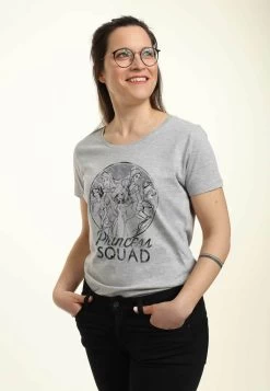Disney Princesses Princess SquadT-Shirt Con StampaHeather Grey Donna T-shirt E Top H3A21D3J5-C11 -Disney e2cff1bc0df949a0901cd26e6b0162a3